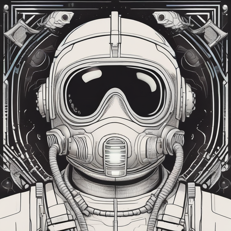 Deep Sea Diver Doodle