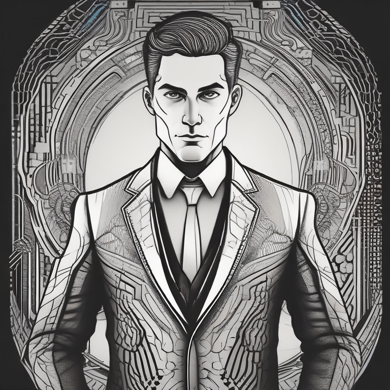 Futuristic Explorer Doodle 3