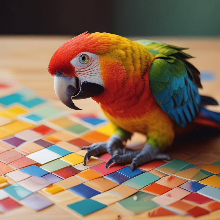 Parrot Puzzle Photo